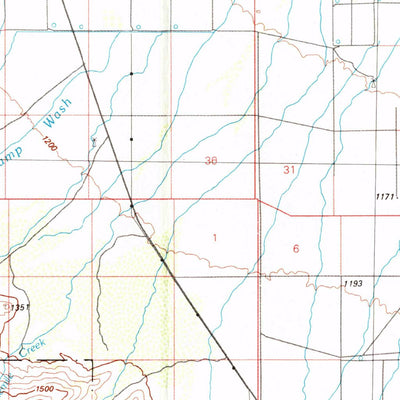 United States Geological Survey Willcox, AZ-NM (1994, 100000-Scale) digital map