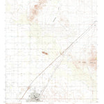 United States Geological Survey Willcox North, AZ (1985, 24000-Scale) digital map