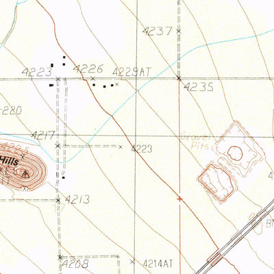 United States Geological Survey Willcox North, AZ (1985, 24000-Scale) digital map