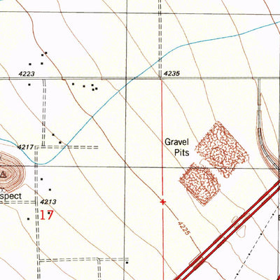 United States Geological Survey Willcox North, AZ (1996, 24000-Scale) digital map