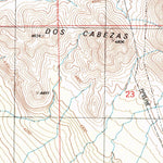 United States Geological Survey Willcox North, AZ (1996, 24000-Scale) digital map