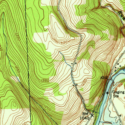 United States Geological Survey Willet, NY (1951, 24000-Scale) digital map