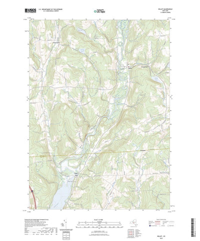 United States Geological Survey Willet, NY (2023, 24000-Scale) digital map