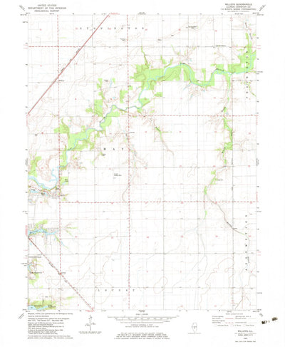 United States Geological Survey Willeys, IL (1974, 24000-Scale) digital map
