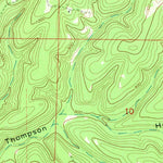 United States Geological Survey Willhoit, MO (1968, 24000-Scale) digital map