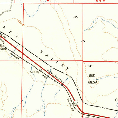 United States Geological Survey Williams, AZ (1960, 250000-Scale) digital map