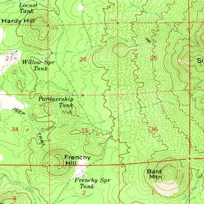 United States Geological Survey Williams, AZ (1960, 62500-Scale) digital map