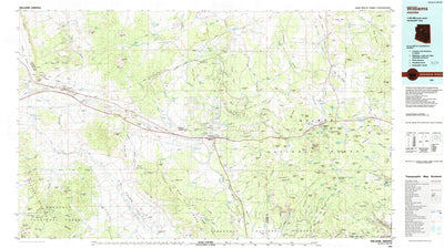 United States Geological Survey Williams, AZ (1983, 100000-Scale) digital map