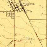 United States Geological Survey Williams, CA (1918, 31680-Scale) digital map