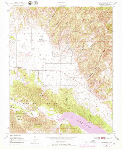 United States Geological Survey Williams Hill, CA (1949, 24000-Scale) digital map