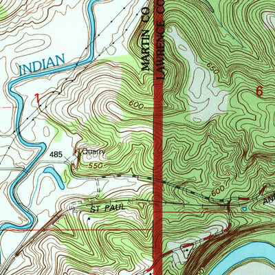United States Geological Survey Williams, IN (1993, 24000-Scale) digital map