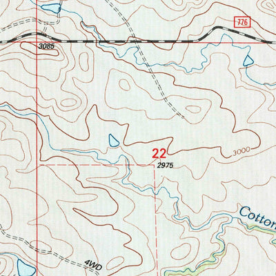 United States Geological Survey Williams Lake, ND (1997, 24000-Scale) digital map