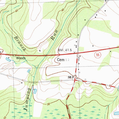 United States Geological Survey Williams, NC (1980, 24000-Scale) digital map