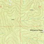 United States Geological Survey Williams Peak, MT (1964, 24000-Scale) digital map