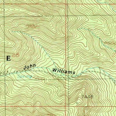 United States Geological Survey Williams Peak, UT (1985, 24000-Scale) digital map