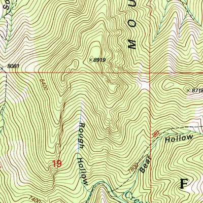 United States Geological Survey Williams Peak, UT (2001, 24000-Scale) digital map
