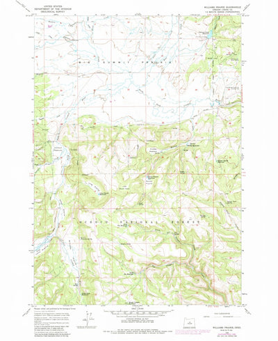 United States Geological Survey Williams Prairie, OR (1965, 24000-Scale) digital map