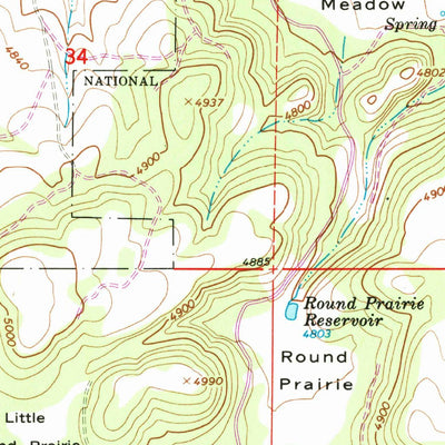 United States Geological Survey Williams Prairie, OR (1965, 24000-Scale) digital map
