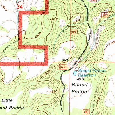 United States Geological Survey Williams Prairie, OR (1992, 24000-Scale) digital map