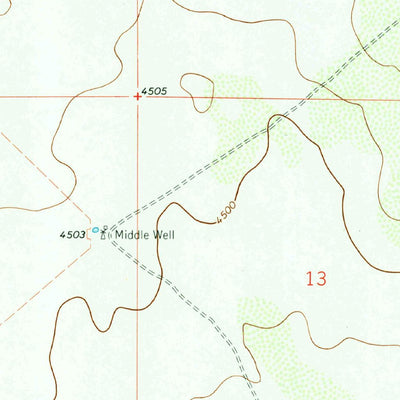 United States Geological Survey Williams Ranch, NM (1964, 24000-Scale) digital map