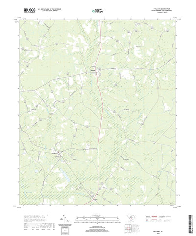 United States Geological Survey Williams, SC (2020, 24000-Scale) digital map