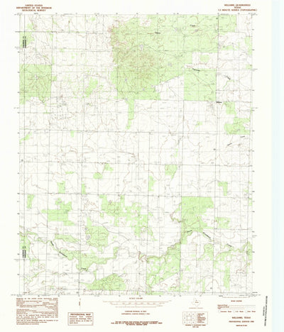 United States Geological Survey Williams, TX (1984, 24000-Scale) digital map