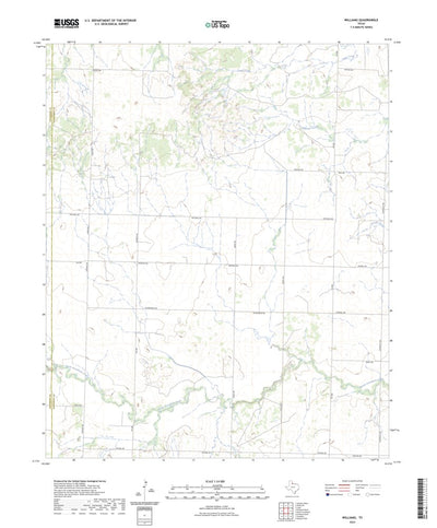 United States Geological Survey Williams, TX (2023, 24000-Scale) digital map