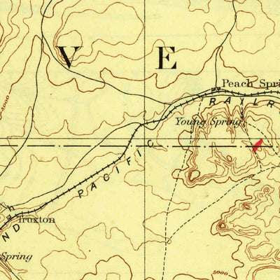 United States Geological Survey Williams W, AZ (1892, 250000-Scale) digital map