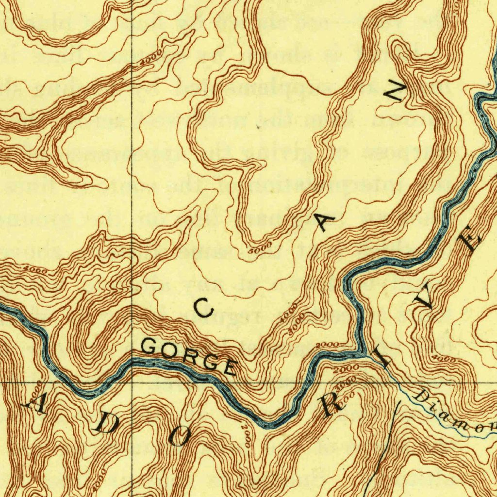 Williams W, AZ (1892, 250000-Scale) Map by United States Geological ...