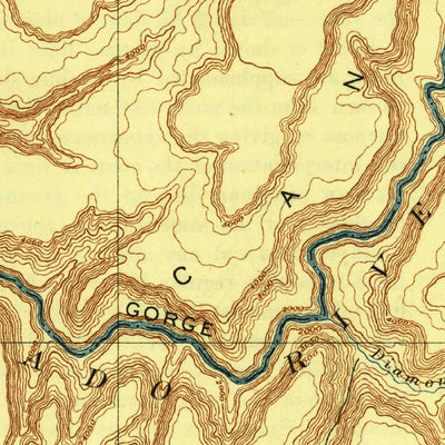 United States Geological Survey Williams W, AZ (1892, 250000-Scale) digital map