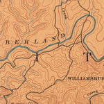 United States Geological Survey Williamsburg, KY-TN (1890, 125000-Scale) digital map