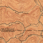 United States Geological Survey Williamsburg, KY-TN (1890, 125000-Scale) digital map
