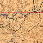 United States Geological Survey Williamsburg, KY-TN (1894, 125000-Scale) digital map