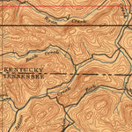 United States Geological Survey Williamsburg, KY-TN (1894, 125000-Scale) digital map