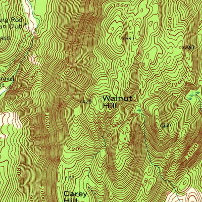 United States Geological Survey Williamsburg, MA (1964, 24000-Scale) digital map