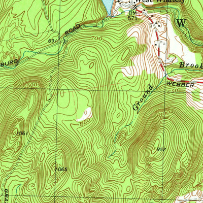 United States Geological Survey Williamsburg, MA (1964, 25000-Scale) digital map