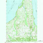 United States Geological Survey Williamsburg, MI (1983, 25000-Scale) digital map