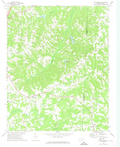 United States Geological Survey Williamsburg, NC (1972, 24000-Scale) digital map