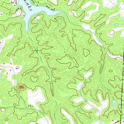 United States Geological Survey Williamsburg, NC (1972, 24000-Scale) digital map