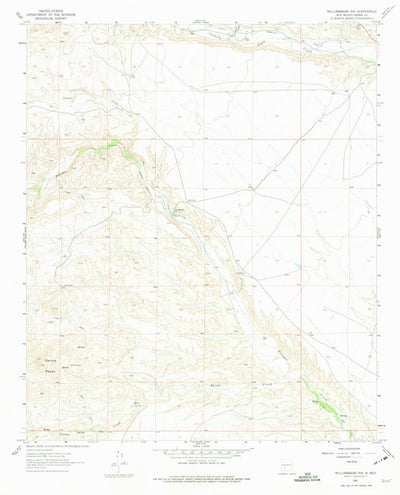 United States Geological Survey Williamsburg NW, NM (1961, 24000-Scale) digital map