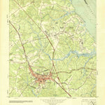United States Geological Survey Williamsburg, VA (1951, 24000-Scale) digital map
