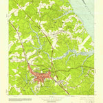 United States Geological Survey Williamsburg, VA (1952, 24000-Scale) digital map