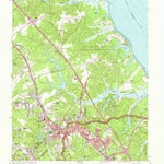 United States Geological Survey Williamsburg, VA (1965, 24000-Scale) digital map