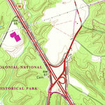 United States Geological Survey Williamsburg, VA (1965, 24000-Scale) digital map