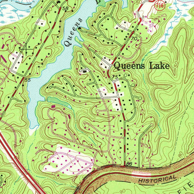 United States Geological Survey Williamsburg, VA (1965, 24000-Scale) digital map