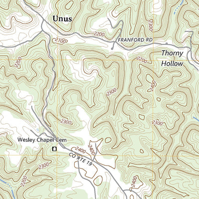 United States Geological Survey Williamsburg, WV (2023, 24000-Scale) digital map