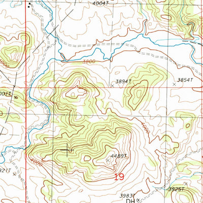 United States Geological Survey Williamson Butte, MT (1987, 24000-Scale) digital map
