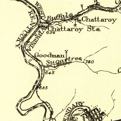 United States Geological Survey Williamson, KY-WV (1909, 48000-Scale) digital map
