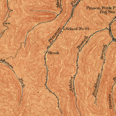 United States Geological Survey Williamson, KY-WV (1915, 62500-Scale) digital map