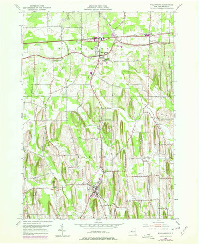 United States Geological Survey Williamson, NY (1952, 24000-Scale) digital map